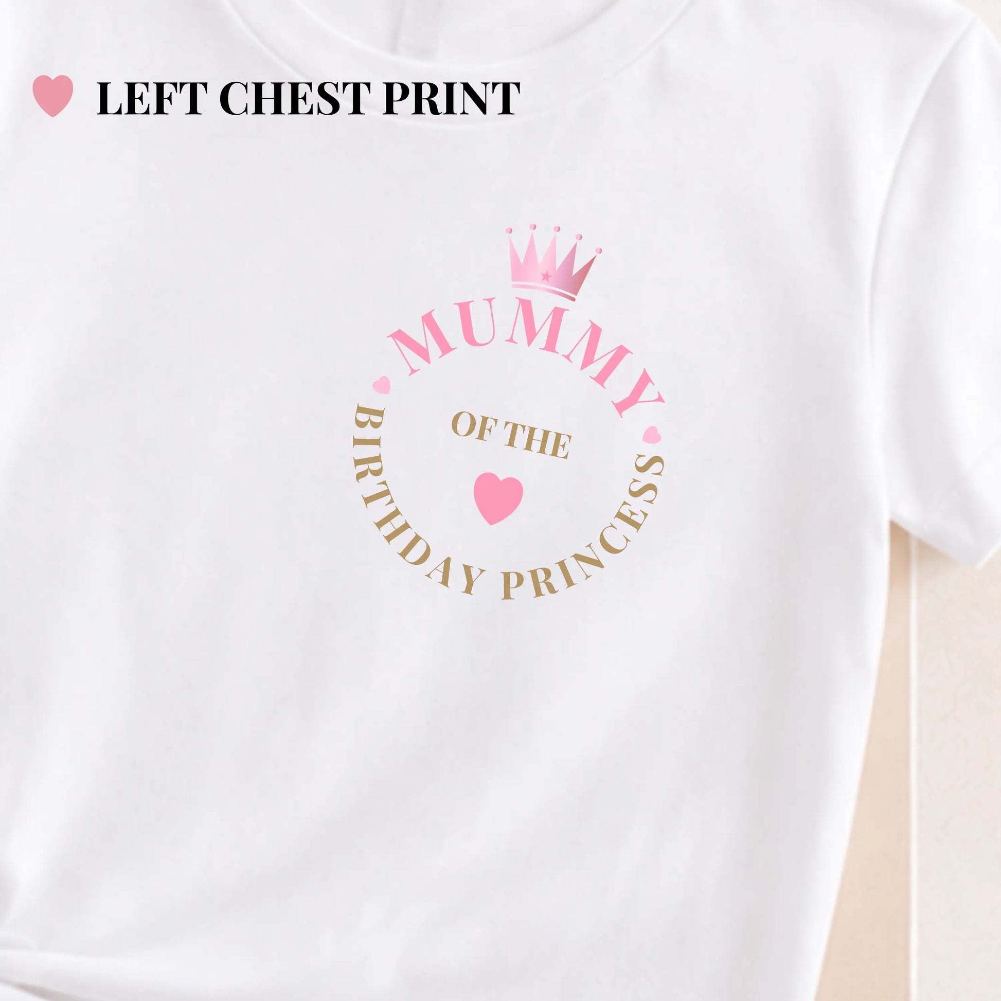 Personalised Birthday Squad Clothing – Matching Birthday Princess Family T-Shirts AishaBaileyDesigns