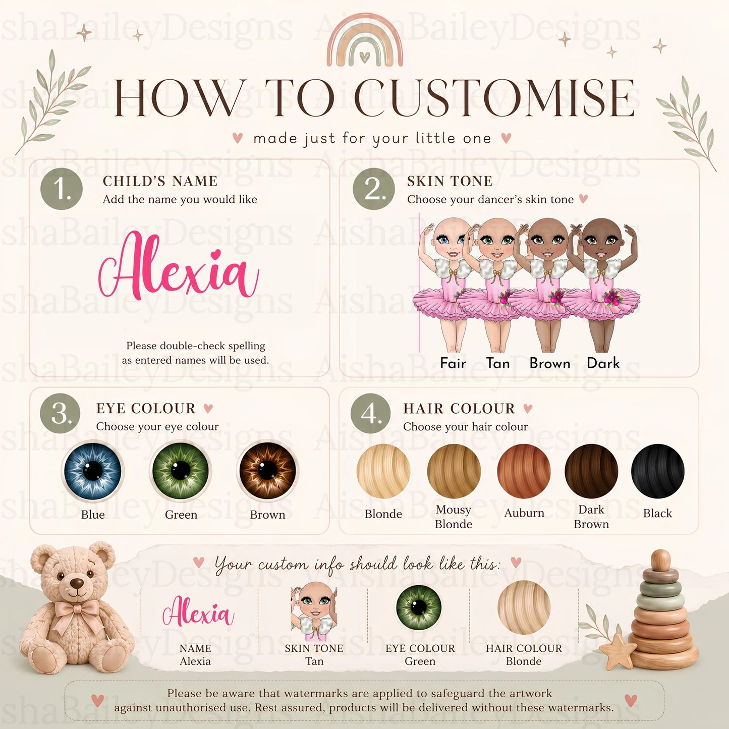 Personalised Christmas Sweatshirt for Girls – Custom Ballerina Jumper AishaBaileyDesigns