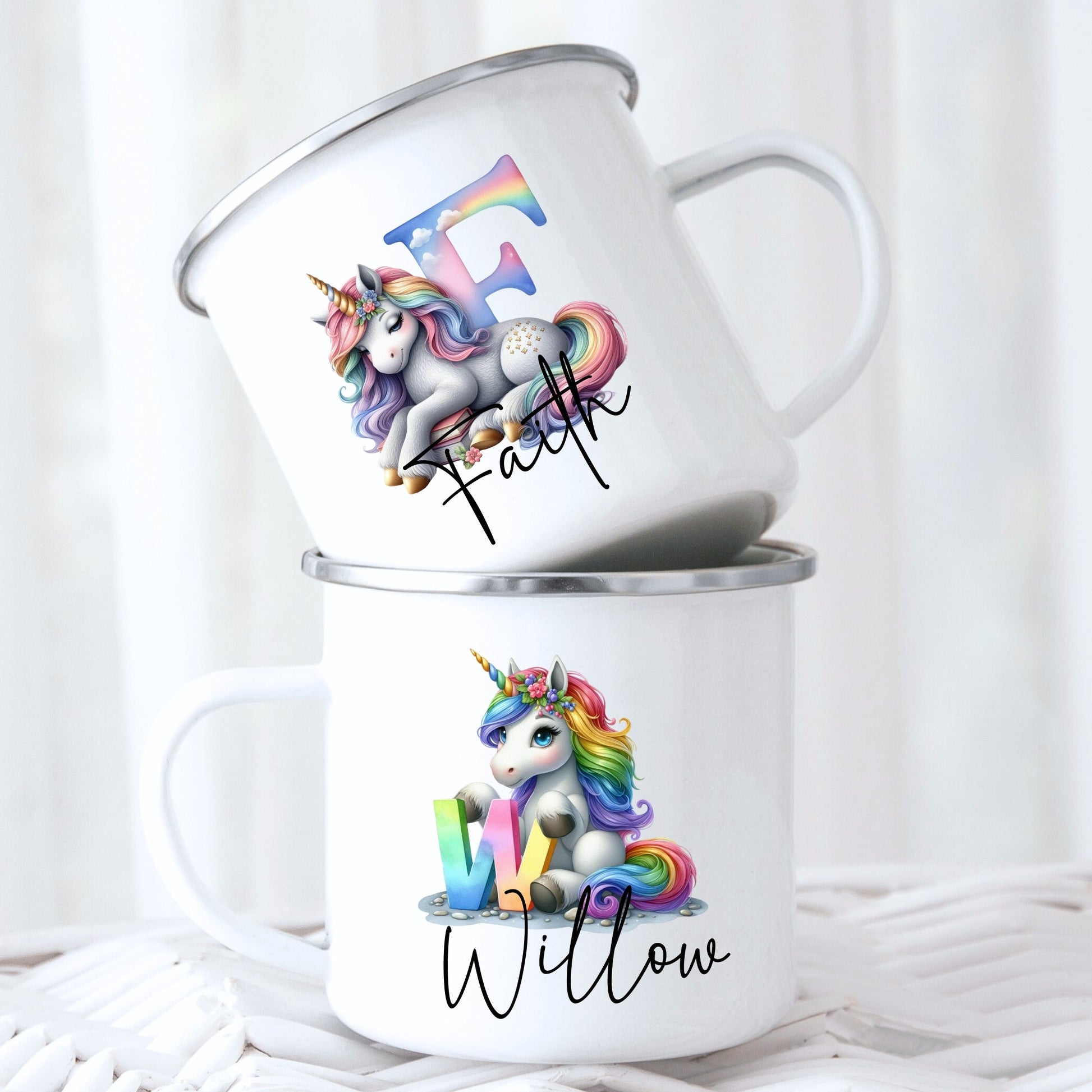 personalised unicorn mug, personalised children's mug, girls unicorn mug, personalised pink unicorn initial cup, unicorn mug for kids, unicorn cup babies, children's unicorn mug, unicorn mug with name, unicorn mug personalised