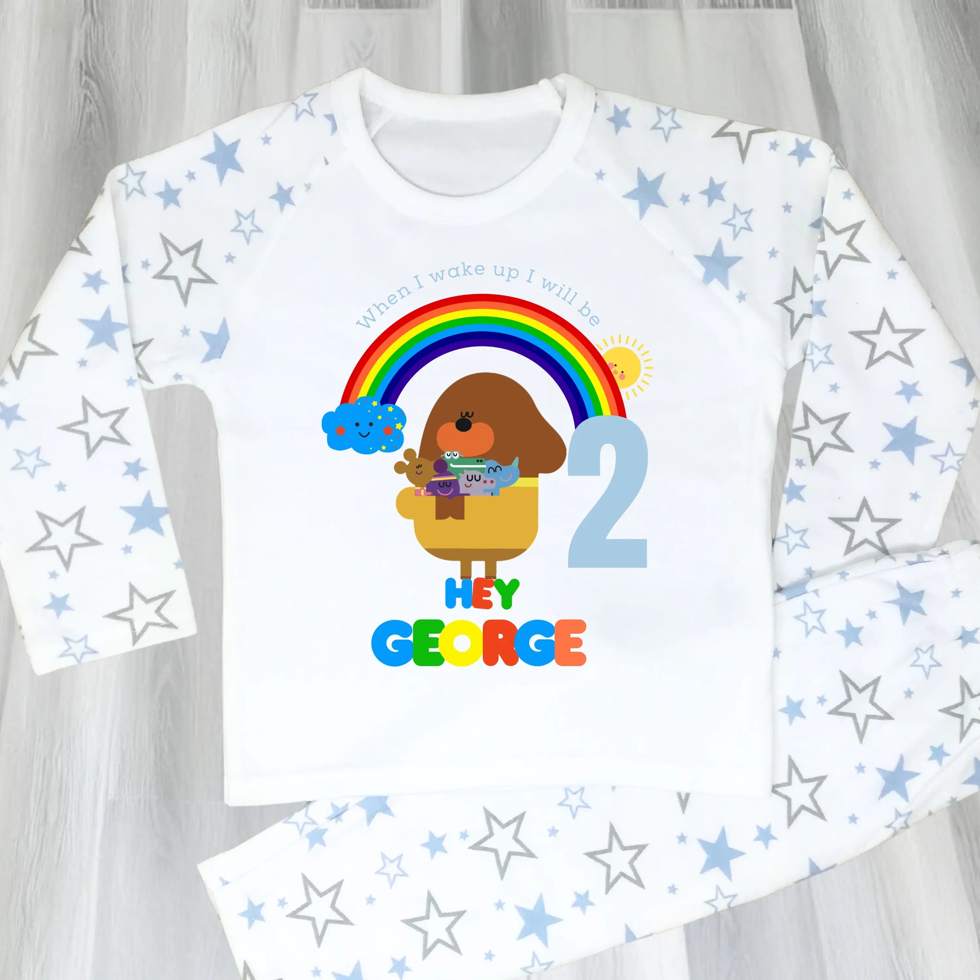 Personalised Boys Hey Duggee Birthday Pyjamas  - any name and age AishaBaileyDesigns