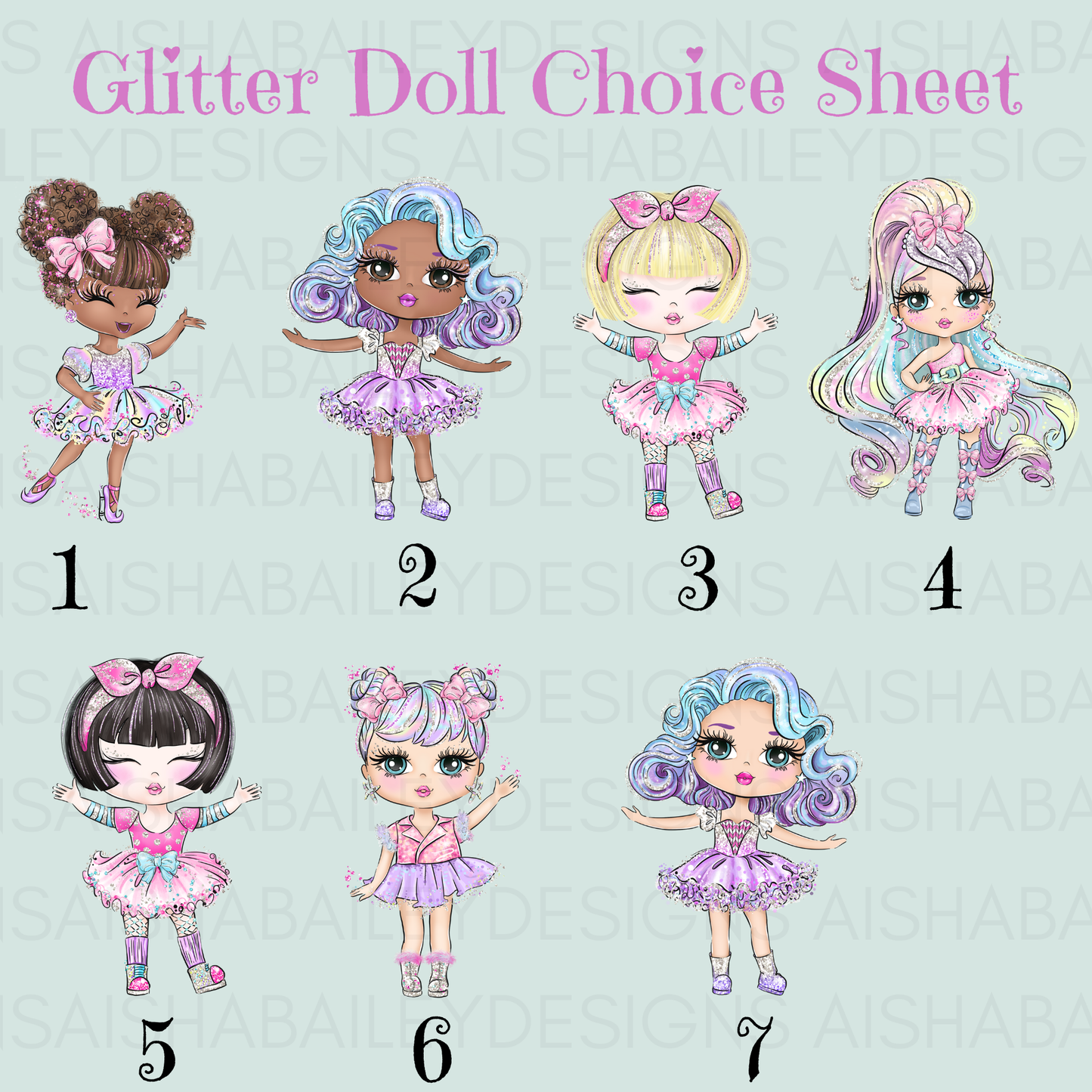 A vibrant and colourful personalised birthday outfit for girls, featuring a glitter-like design reminiscent of a pop star's ensemble. The set includes frilly shorts and a matching top, both adorned with rainbow hues, offering a playful and festive look. This personalised birthday girl outfit is perfect for a birthday celebration, capturing the spirit of fun and fashion. It also comes with a custom rainbow doll in the design, making it an ideal gift for young fashion enthusiasts.