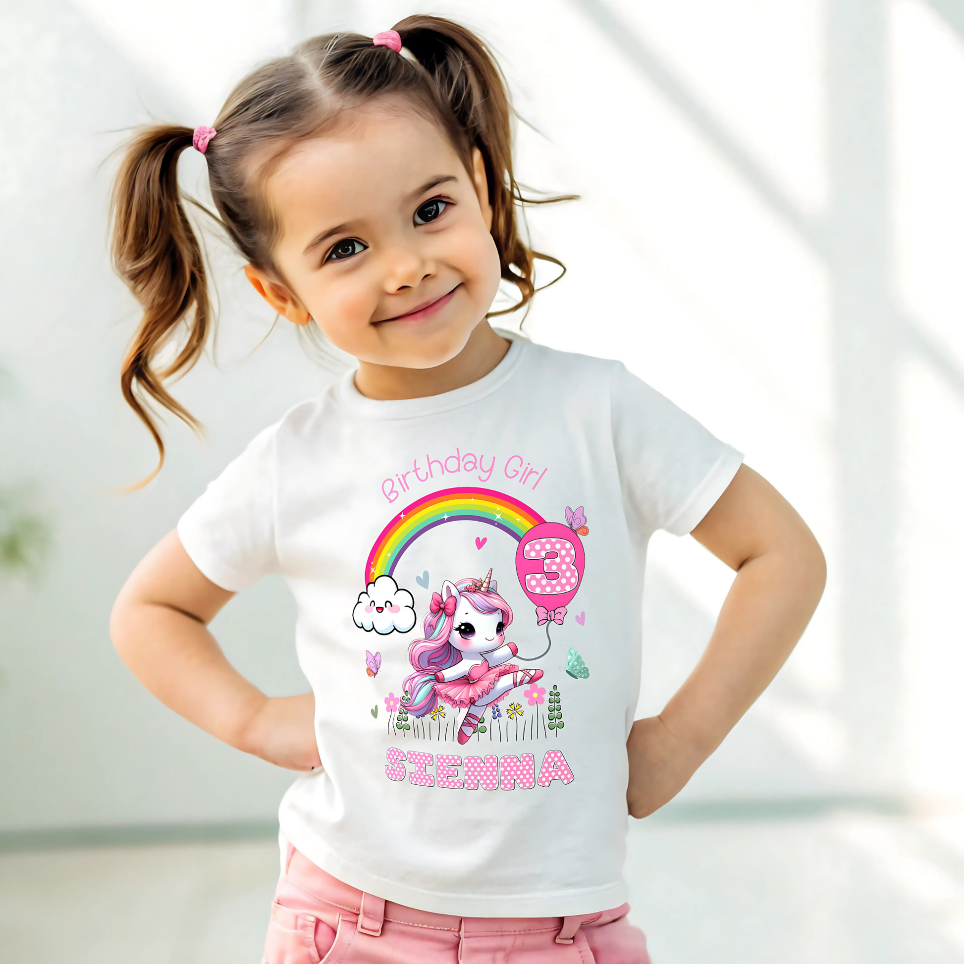 Unicorn birthday t-shirt, unicorn gift for girl, unicorn tee with name, personalised unicorn gift ideas, birthday girl teeUnicorn birthday t-shirt, unicorn gift for girl, unicorn tee with name, personalised unicorn gift ideas, birthday girl tee