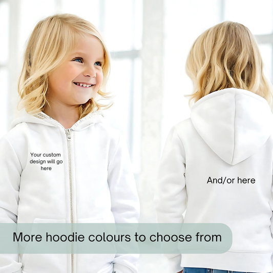 Girls custom hoodie service, hoodie name number, personalised hoodie, birthday hoodie, any text any design, design your own hoodie