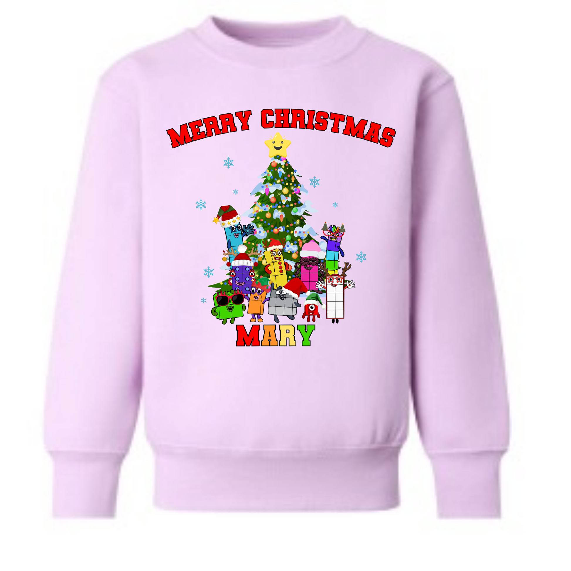 Deck your kids in festive magic with a Numberblocks Christmas sweatshirt! Keep them snug and stylish for all holiday fun. Perfect personalised cheer!