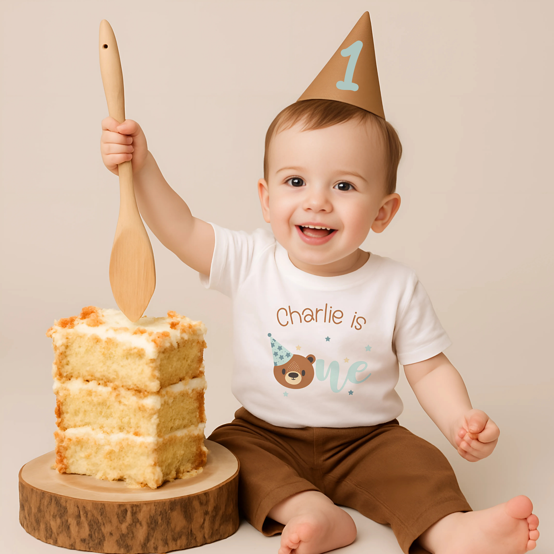 personalised 1st birthday t-shirt, teddy bear tee, toddler birthday top, birthday boy shirt, unique toddler gift