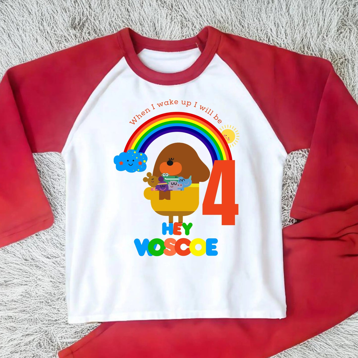 Personalised Boys Hey Duggee Birthday Pyjamas  - any name and age AishaBaileyDesigns