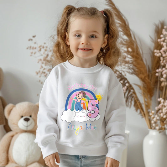 Ms Rachel birthday sweatshirt, ms Rachel jumper, ms Rachel birthday shirt, personalised ms rachel jumper, ms rachel top with name
