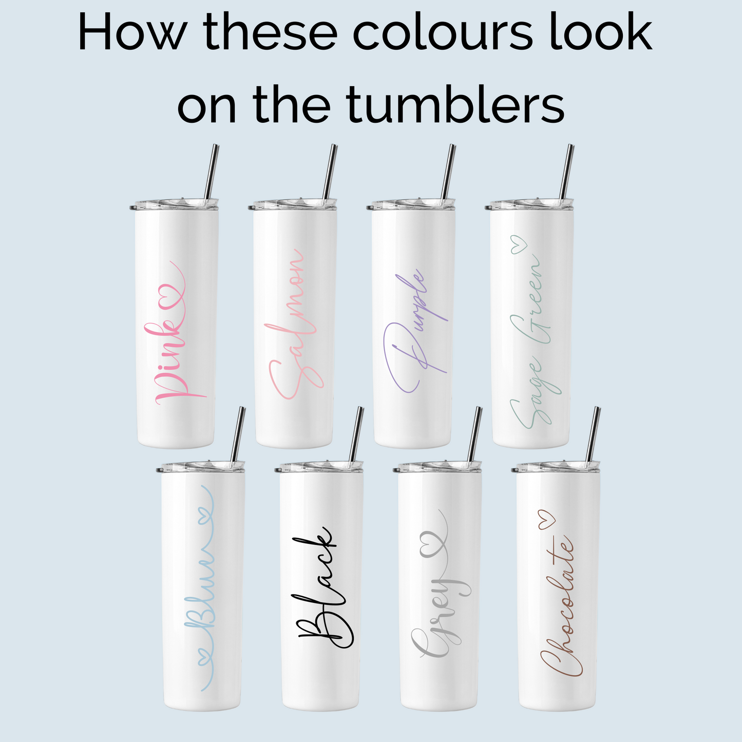 Custom Tumbler with Name: Personalised Drinkware with your name