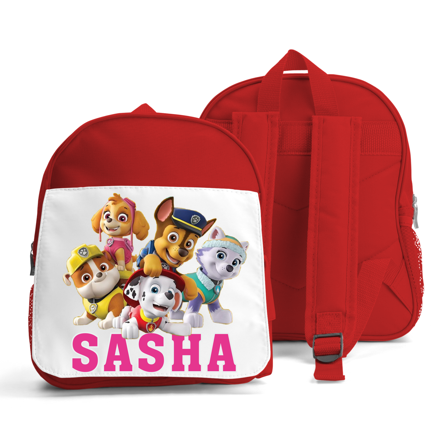  Girls Personalised backpack with Paw Patrol