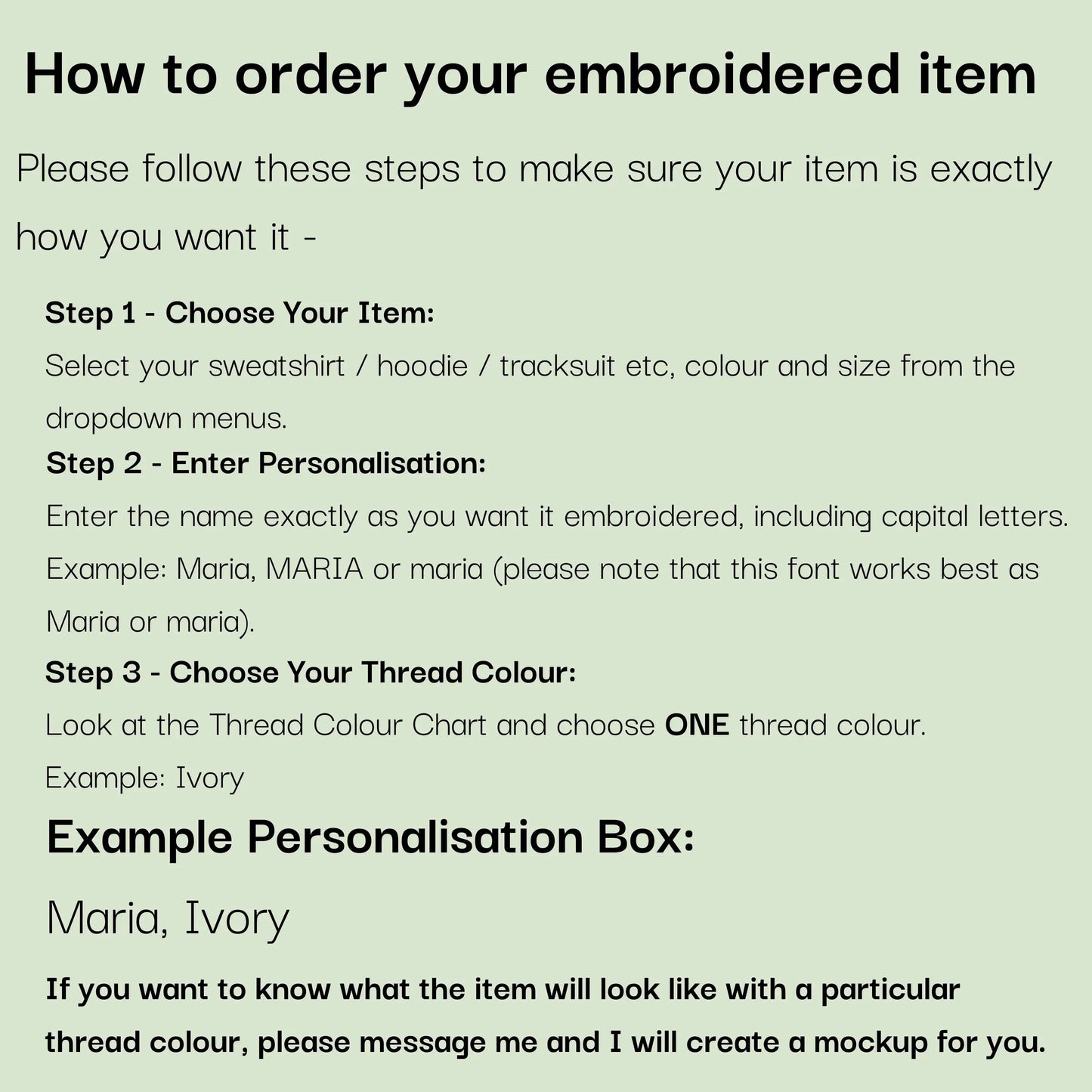 How to order
