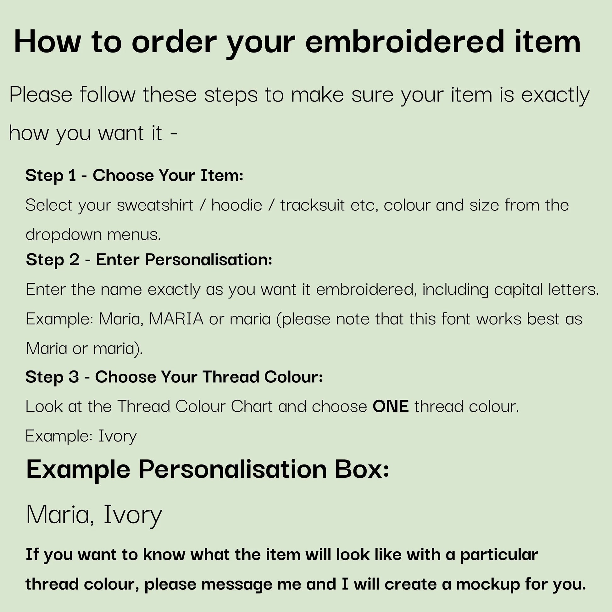 How to order