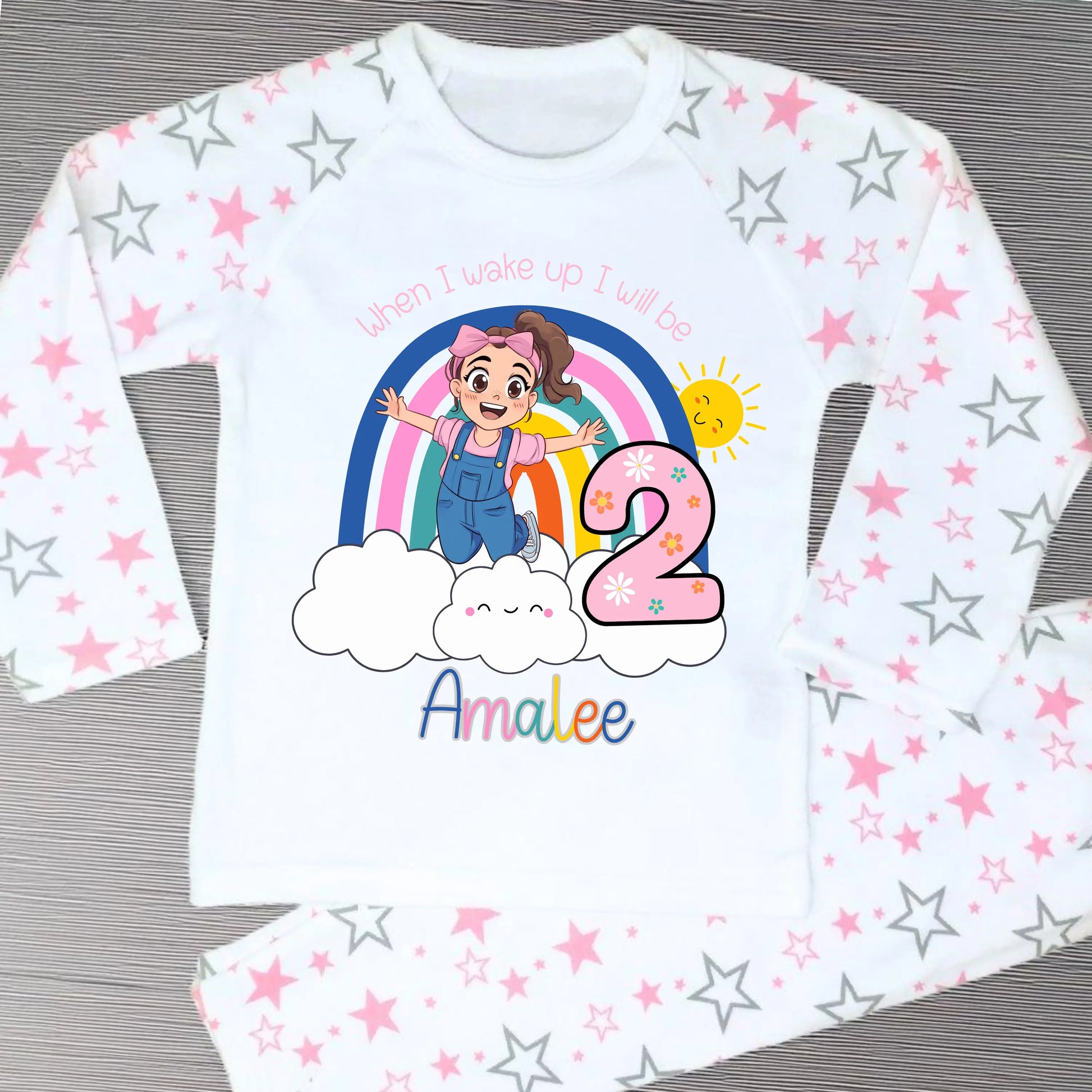 Personalised Ms Rachel Birthday PJs for Girls, When I Wake up Ms Rachel Pyjamas AishaBaileyDesigns
