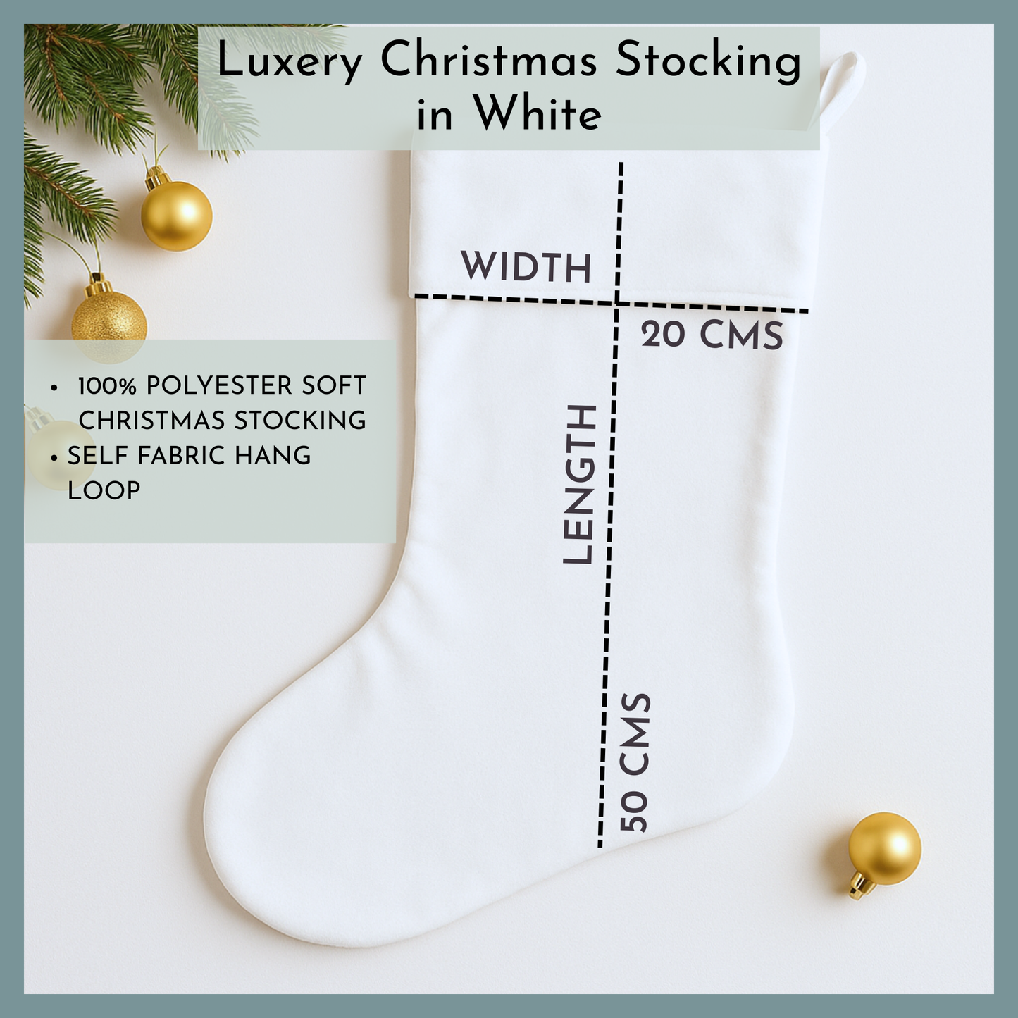 Personalised Christmas Stocking – Magical Fairy Gift Bag for Kids, custom girls Santa Stocking Gift