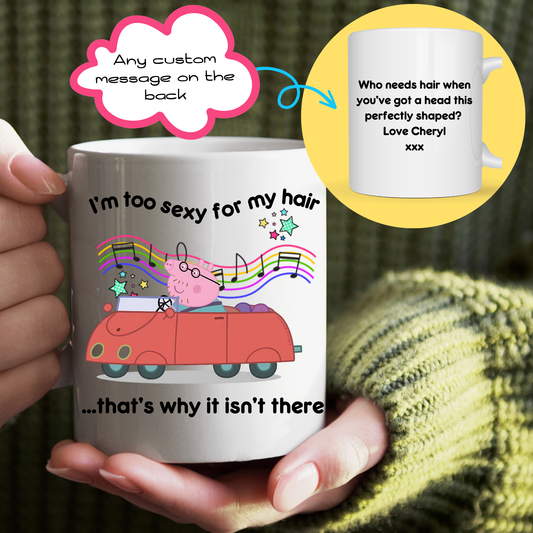 Custom mug, Daddy Pig Mug, Funny Gift for him, Funny Coffee Mug