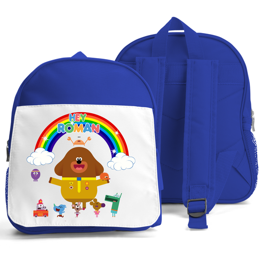 Personalised Backpack - Boys Hey Duggee Iconic Bag for Kids