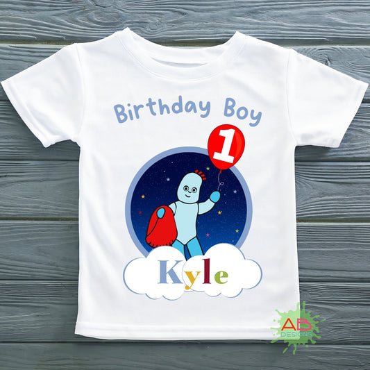 Birthday T-shirt - Personalised Boys' In the Night Garden Tee Gift