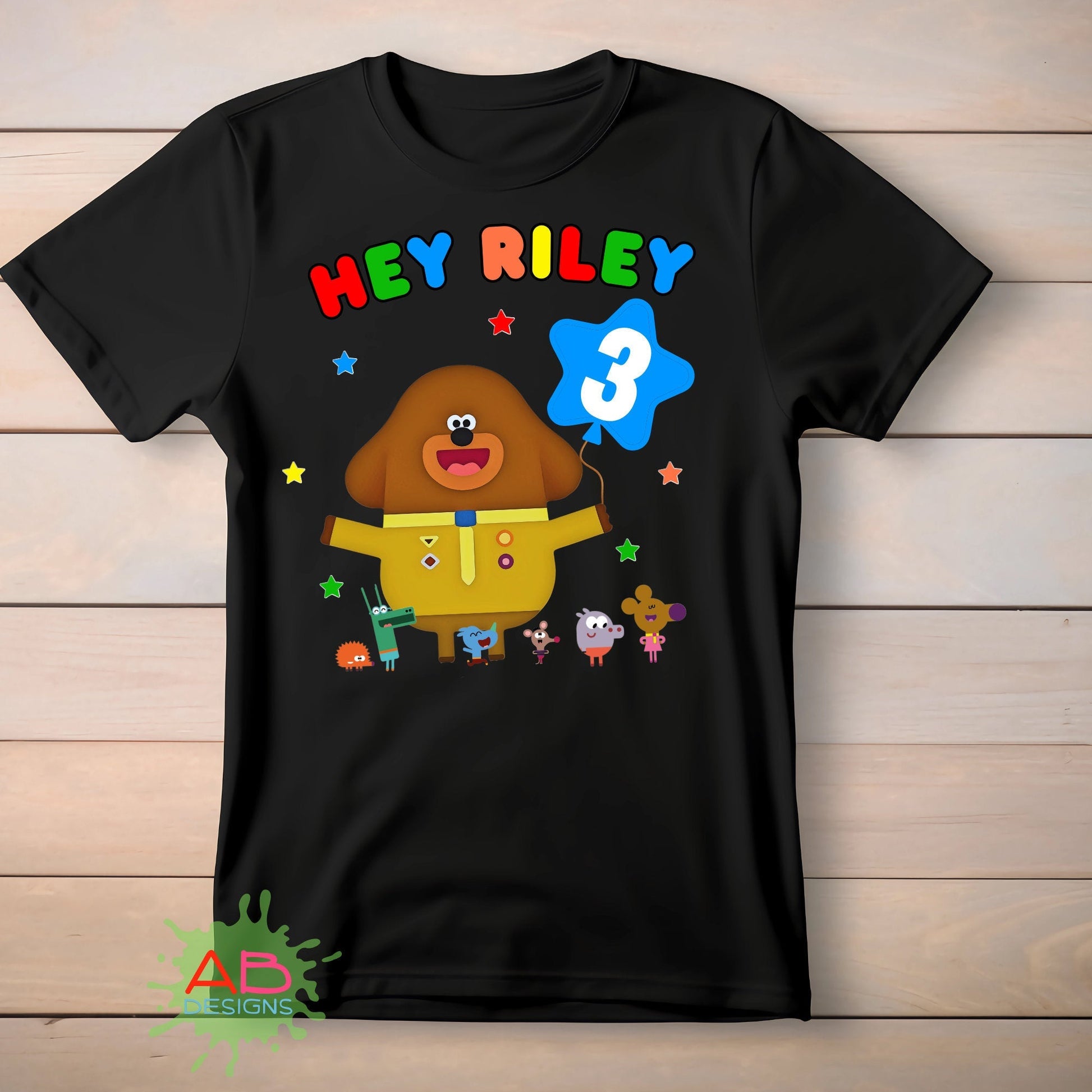 Birthday T-shirt: Personalised Boys Hey Duggee Birthday Top