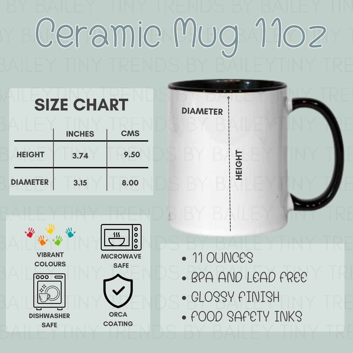 Personalised Teacher Mug. Thank You Mug, Custom Gift For Teacher, Thank You For Helping Me Grow Teacher Flower Mug, End of School Teacher Gift