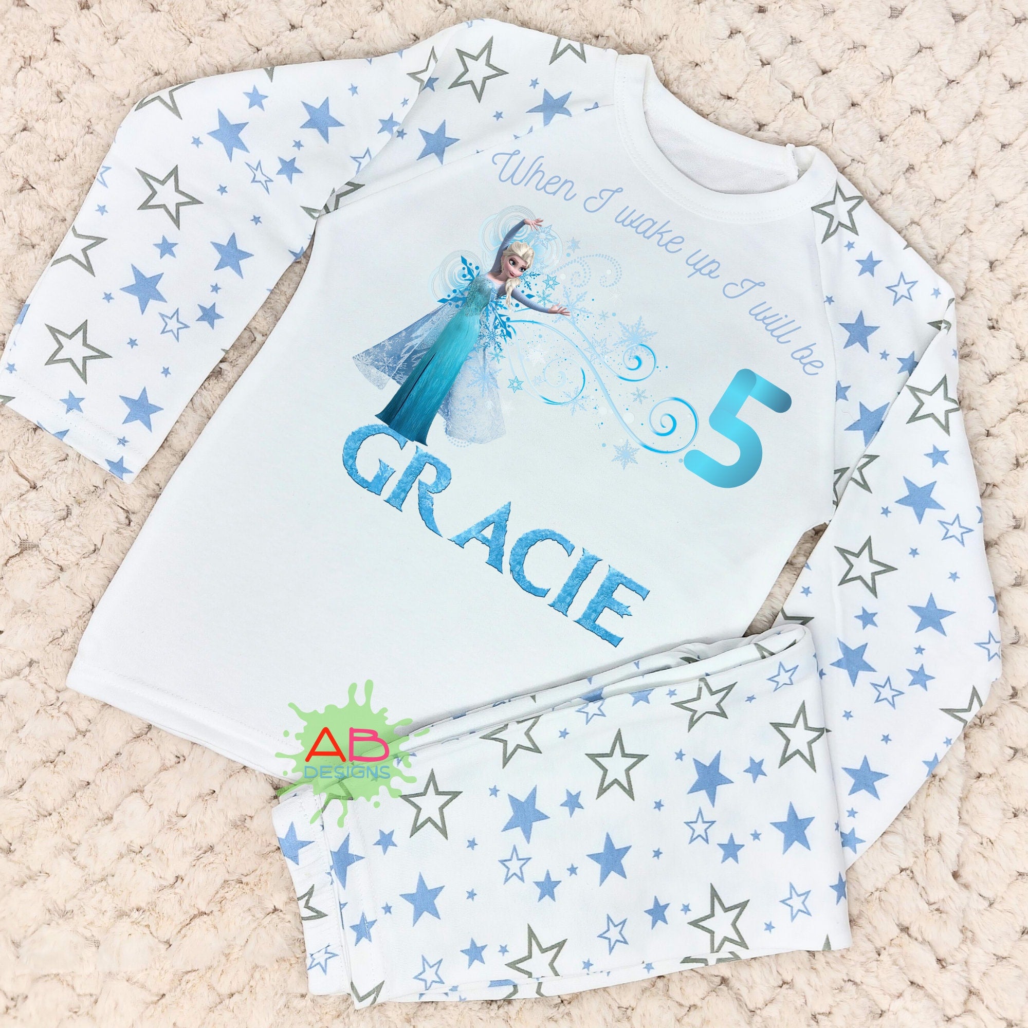 Personalised frozen pyjamas 2025